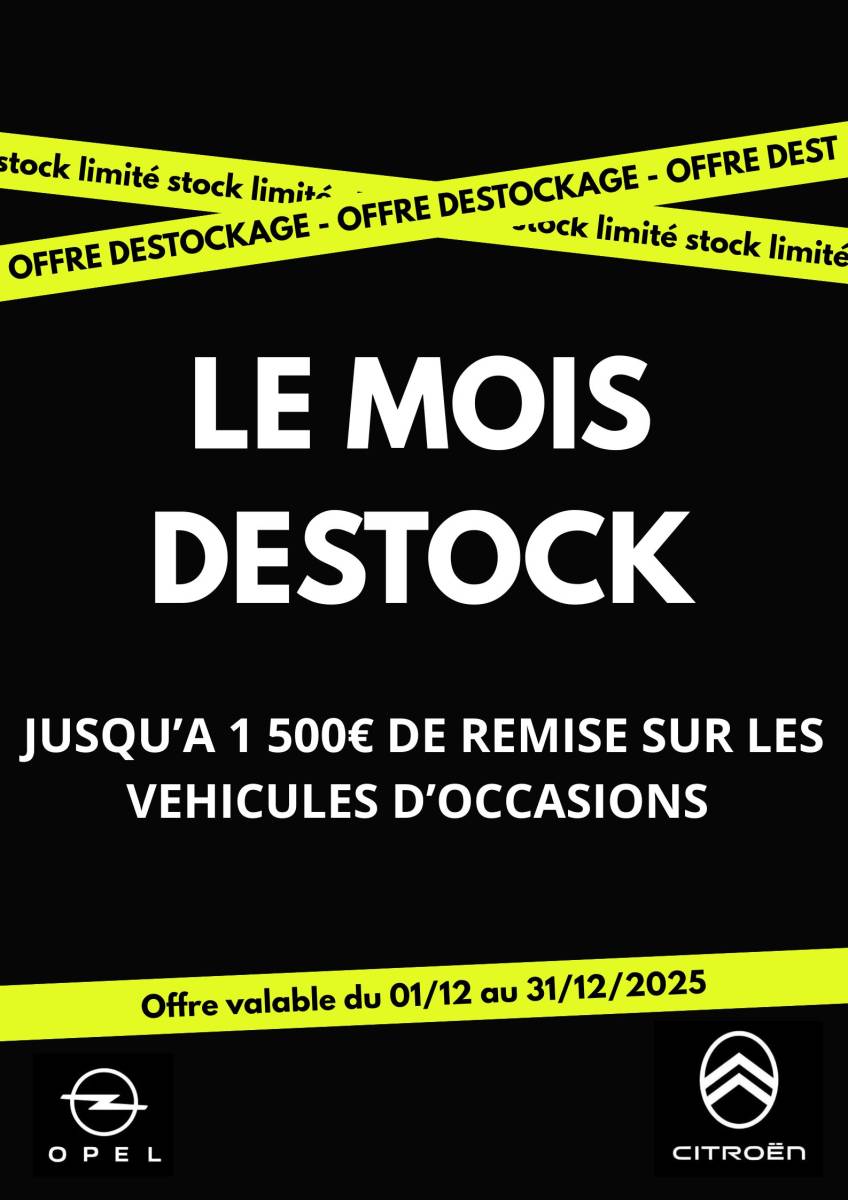 DESTOCKAGE VEHICULES D'OCCASION