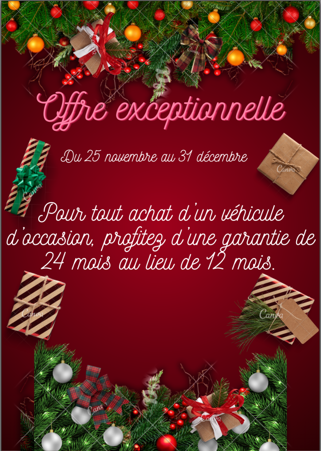 Offre exceptionnelle